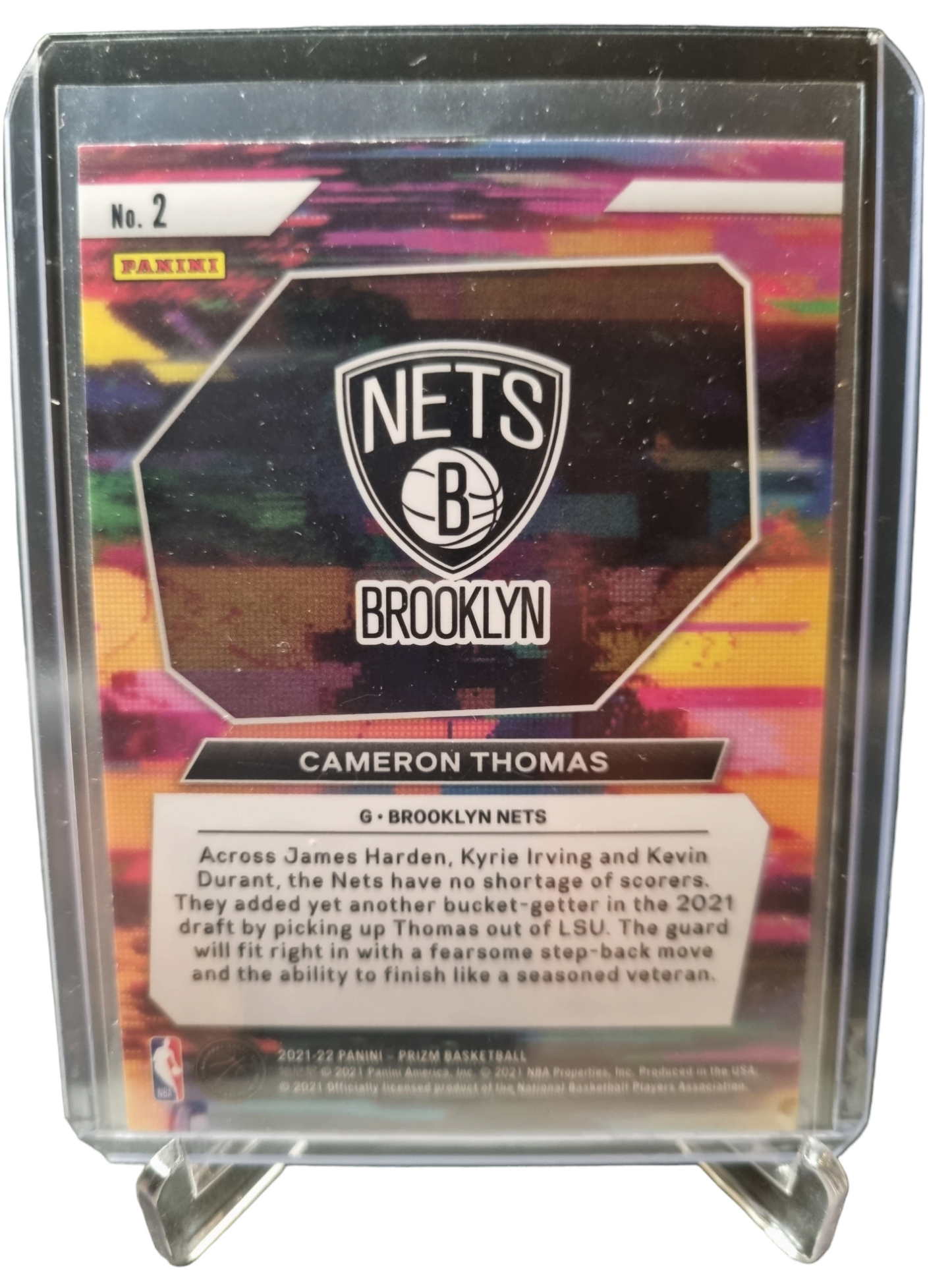 2021-22 Panini Prizm #2 Cameron Thomas Rookie Card Instant Impact