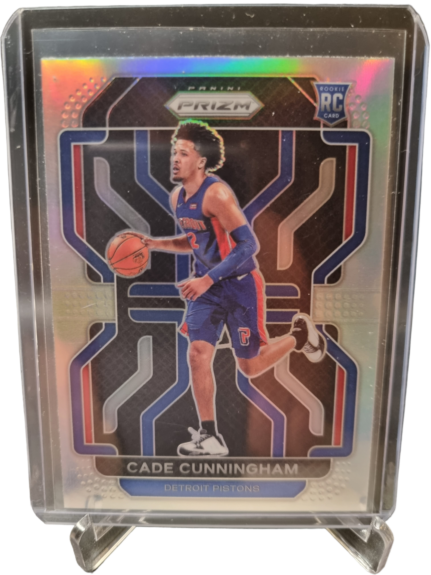 2021-22 Panini Prizm #282 Cade Cunningham Rookie Card Silver Prizm