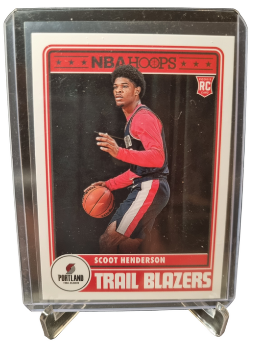 2023-24 Panini Hoops #297 Scoot Henderson Rookie Card