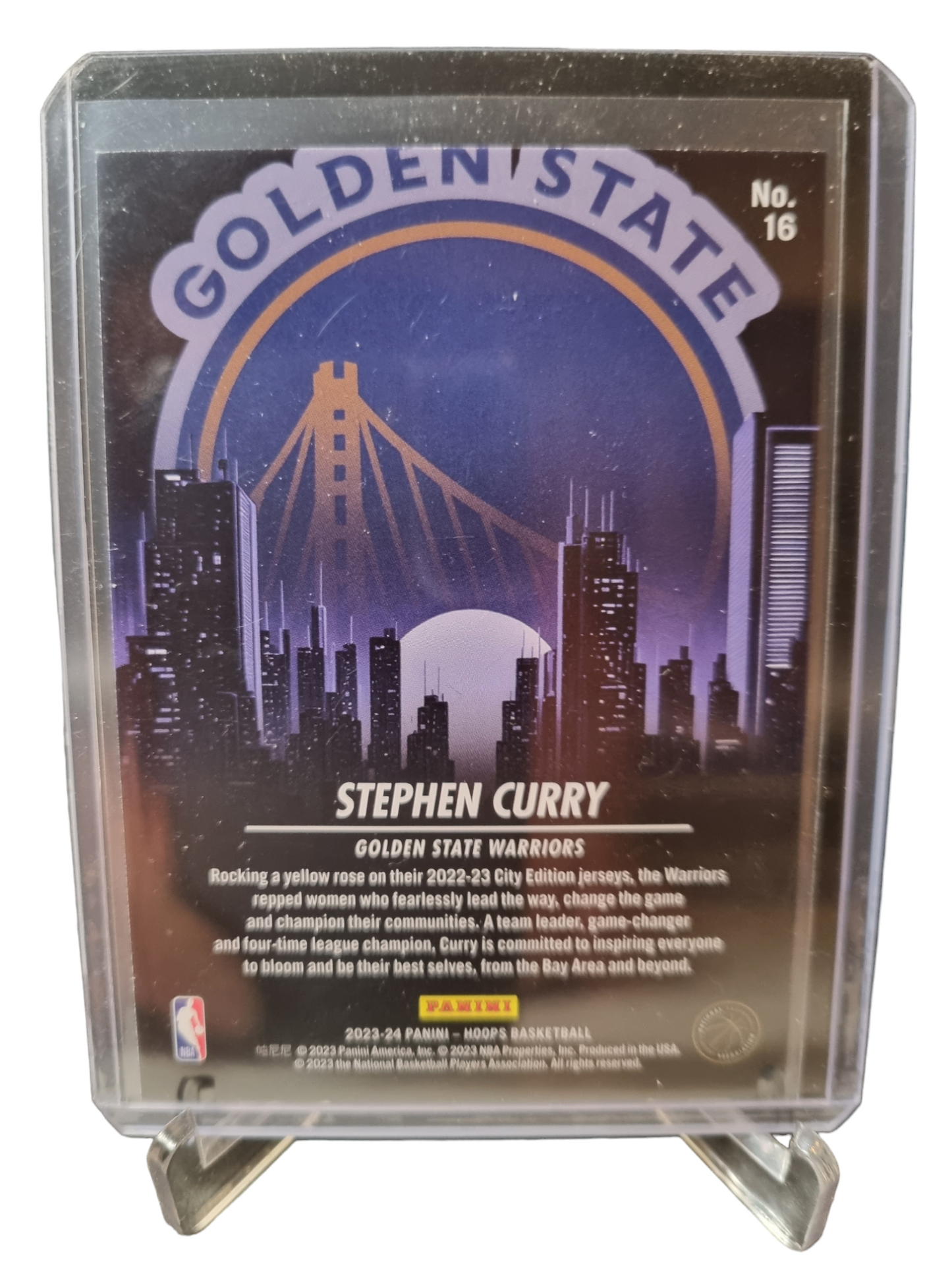 2023-24 Panini Hoops #16 Stephen Curry City Edition