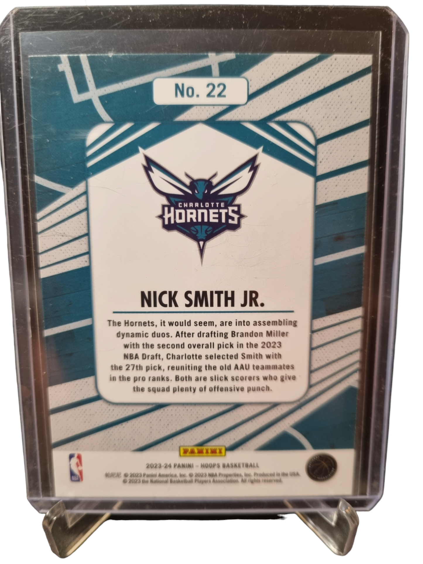 2023-24 Panini Hoops #22 Nick Smith JR Rookie Card We Got Next