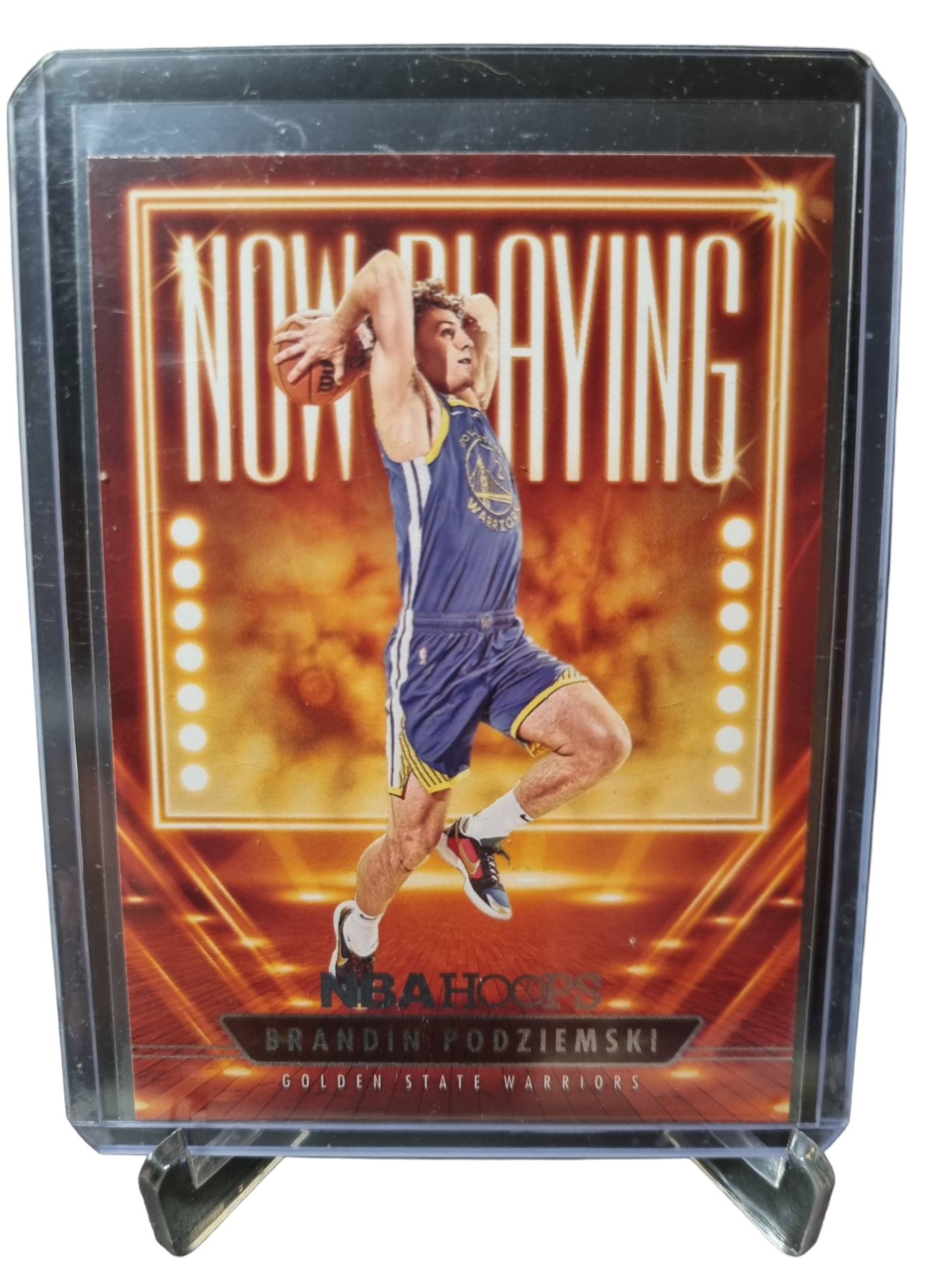 2023-24 Panini Hoops #3 Brandin Podziemski Rookie Card Now Playing