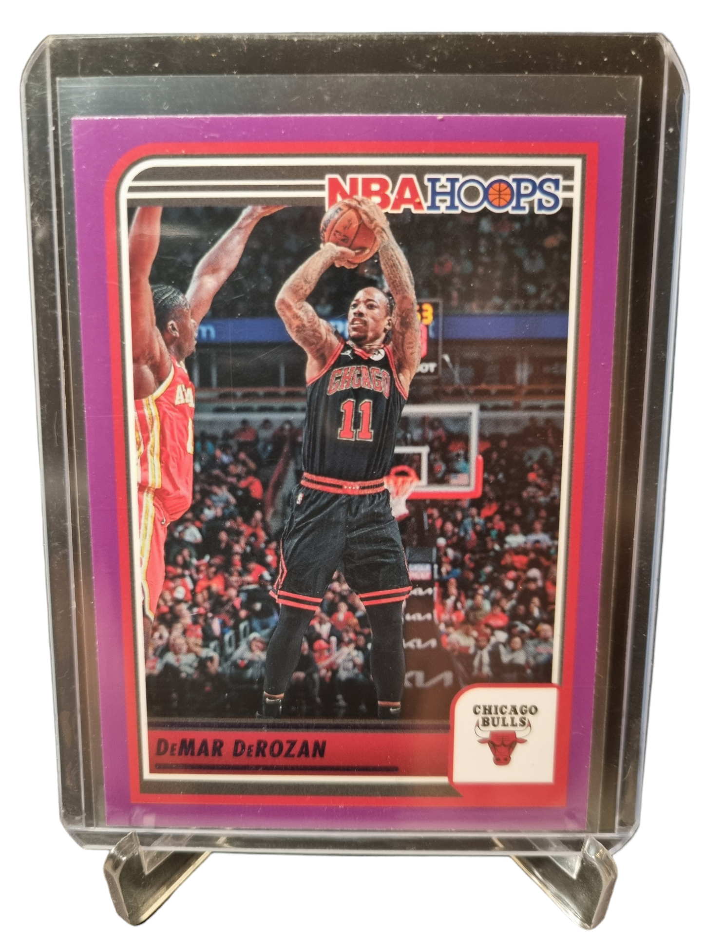 2023-24 Panini Hoops #106 DeMar DeRozan Purple