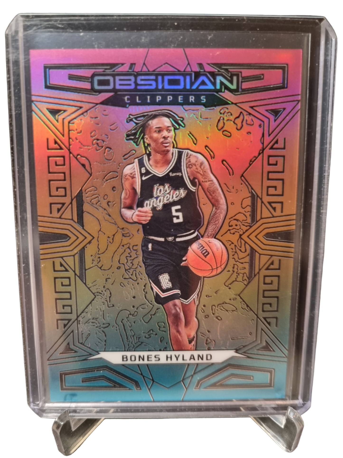 2022-23 Panini Obsidian #95 Bones Hyland Flood