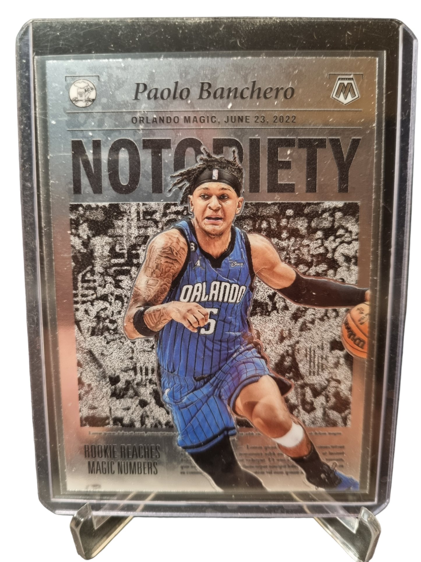 2022-23 Panini Mosaic #6 Paolo Banchero Rookie Card Notoriety