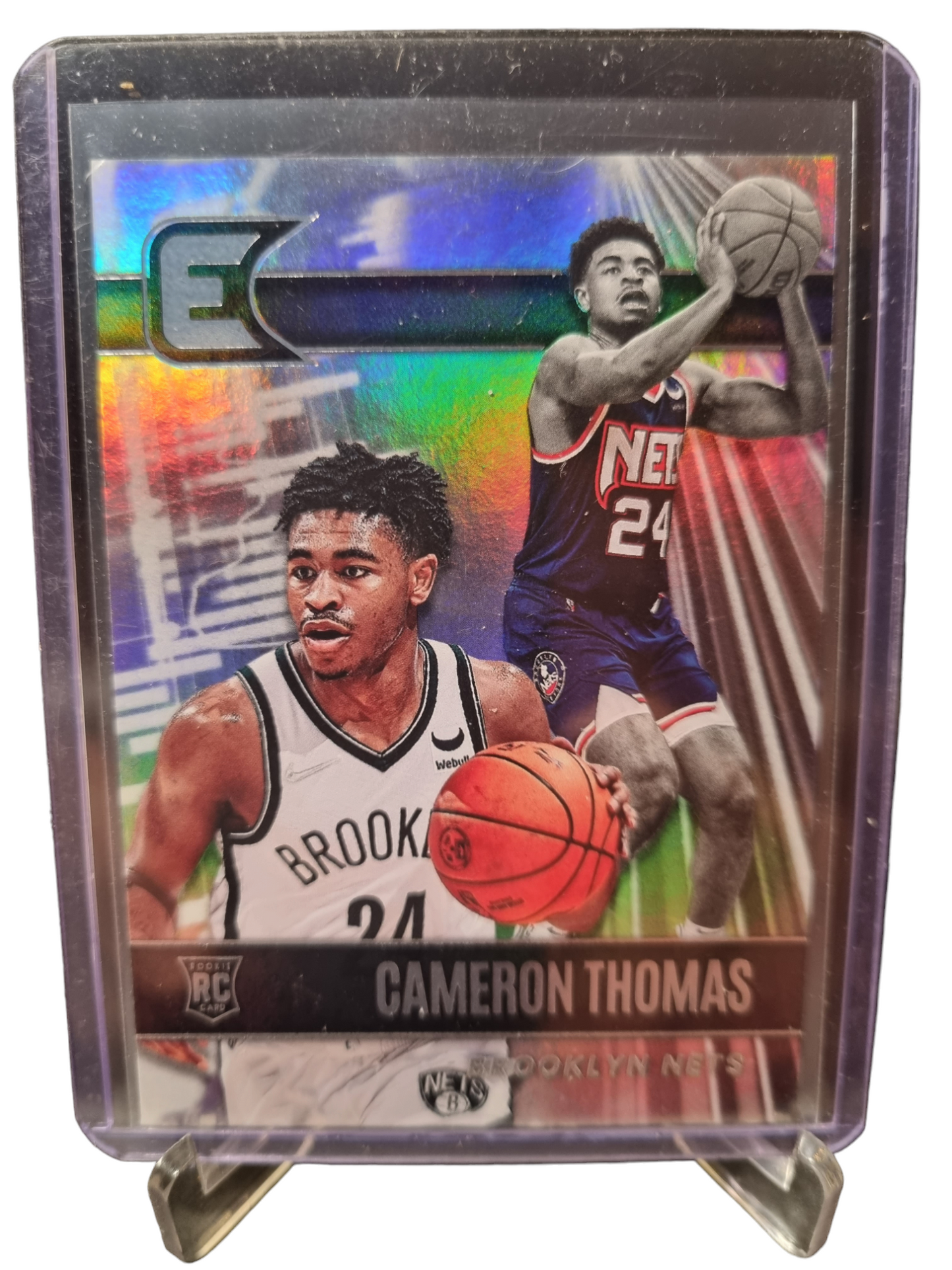 2021-22 Panini Chronicles Essentials #317 Cameron Thomas Rookie Card