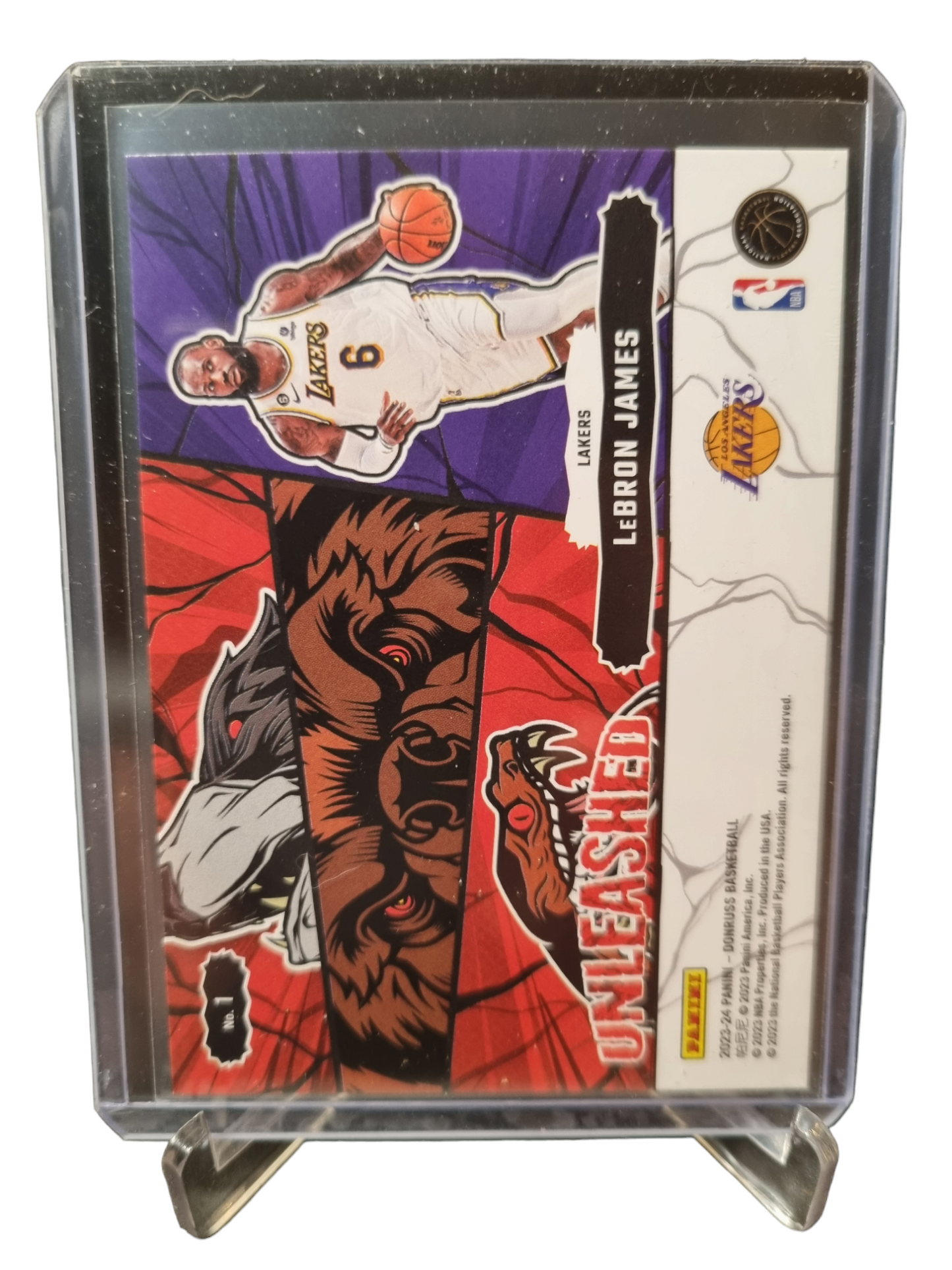 2023-24 Panini Donruss #1 Lebron James Unleashed