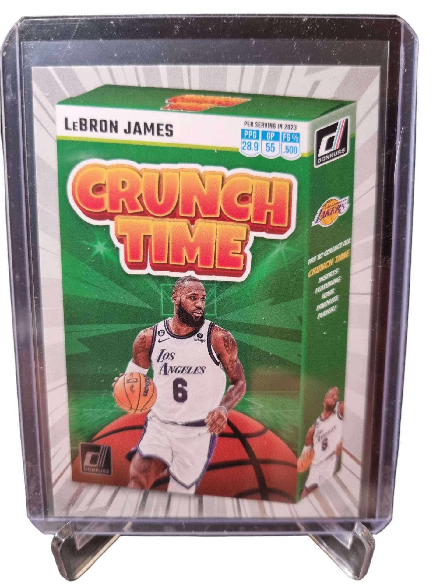 2023-24 Panini Donruss #2 Lebron James Crunch Time