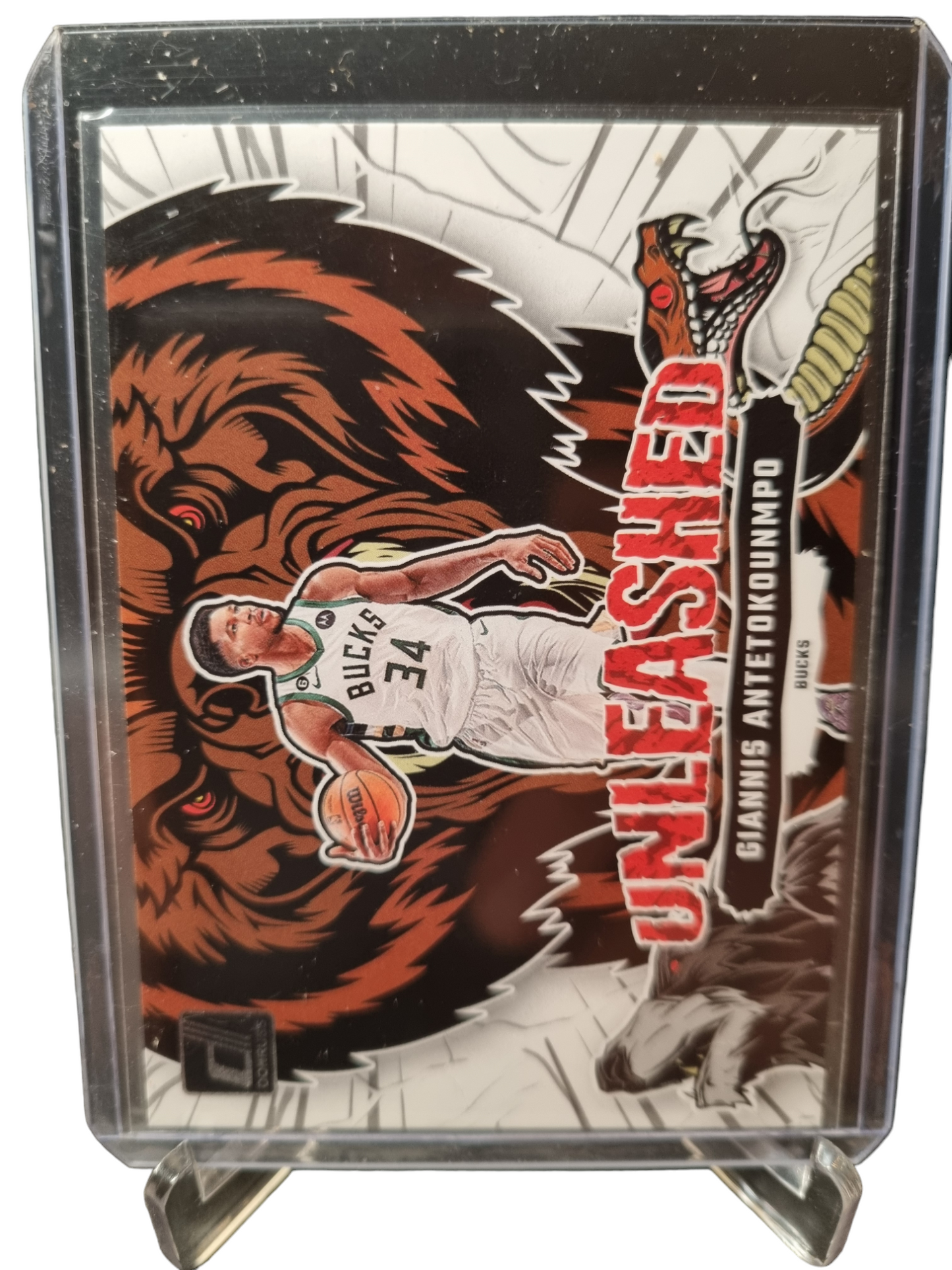 2023-24 Panini Donruss #8 Giannis Antetokounmpo Unleashed