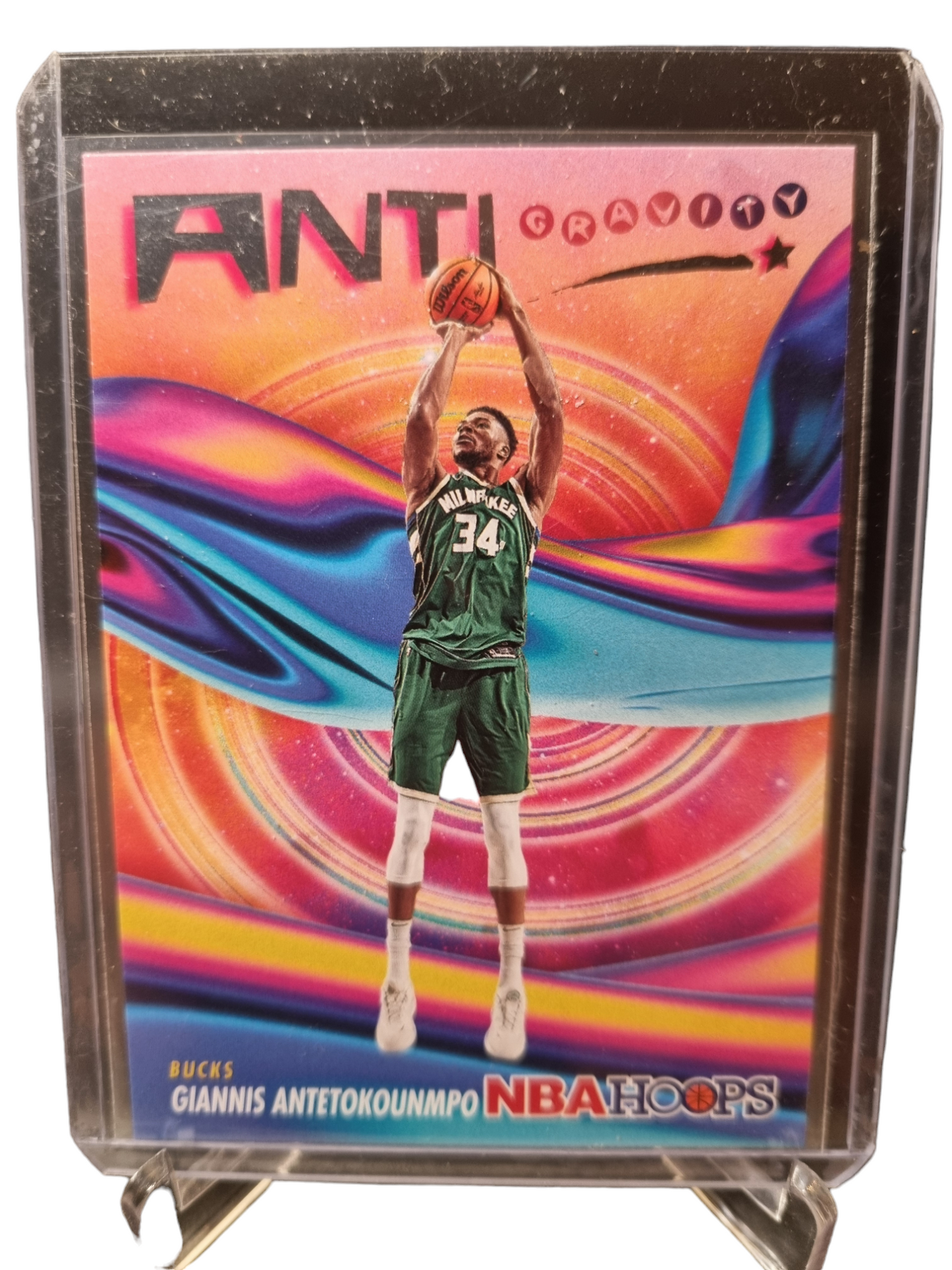 2023-24 Panini Hoops #8 Giannis Antetokounmpo Anti Gravity