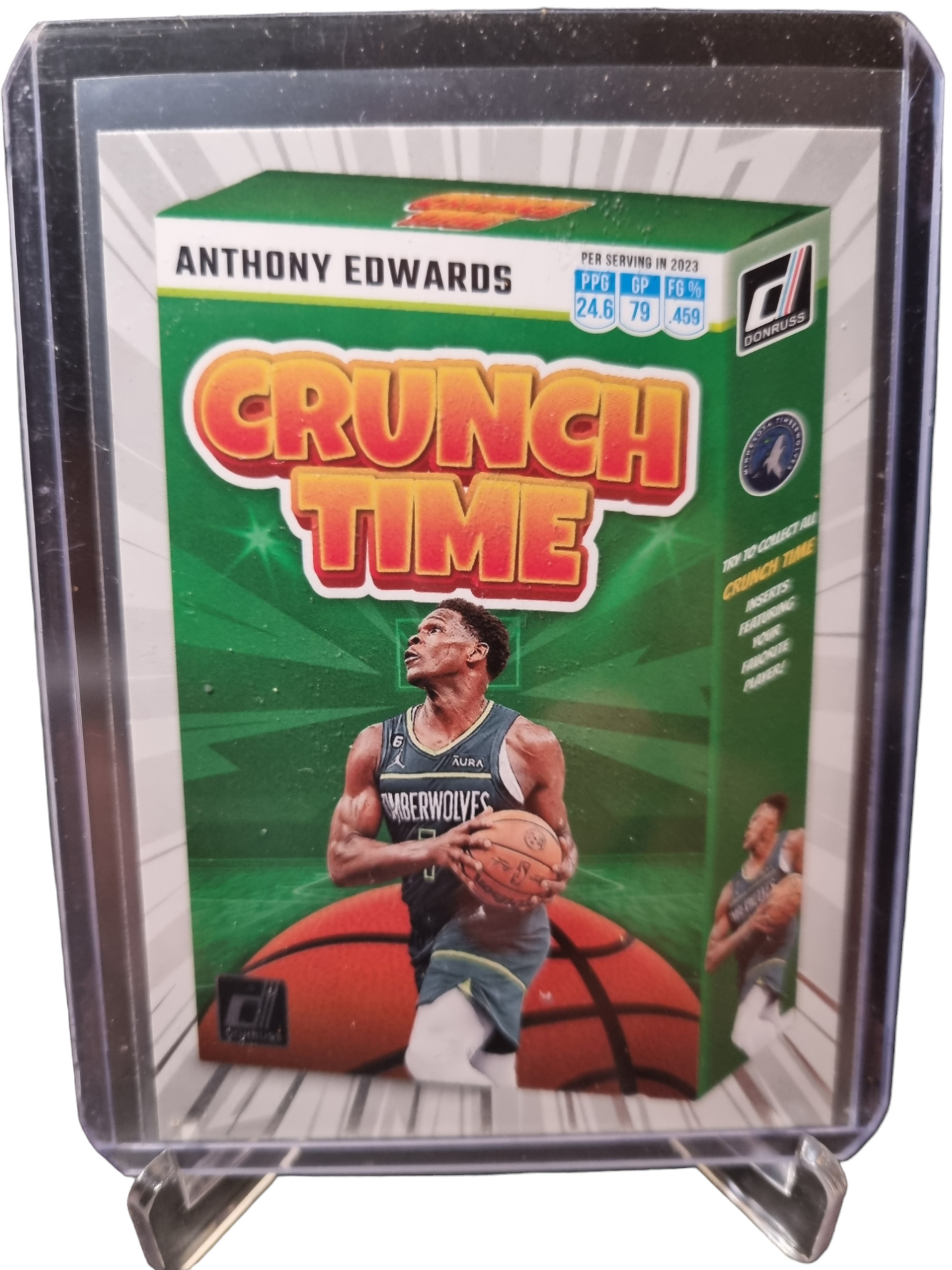 2023-24 Panini Donruss #4 Anthony Edwards Crunch Time