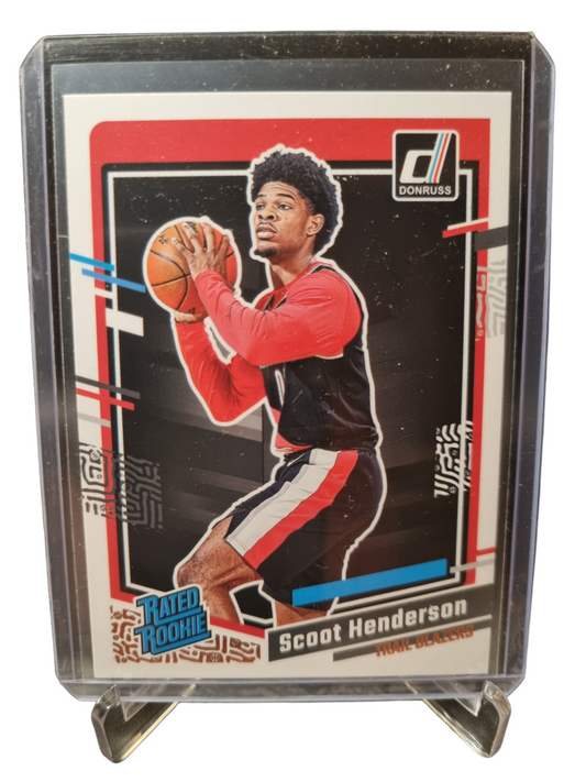 2023-24 Panini Donruss #250 Scoot Henderson Rookie Card Rated Rookie