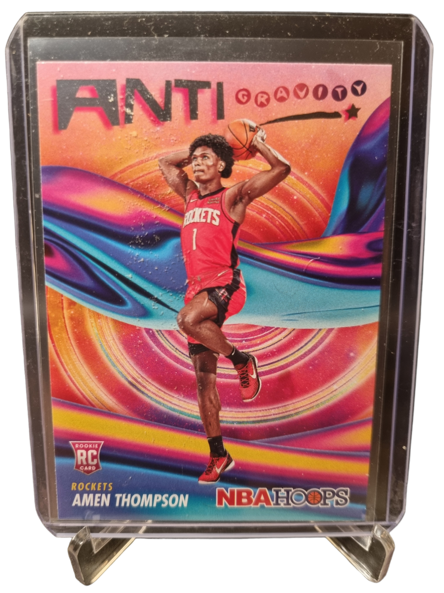 2023-24 Hoops #17 Amen Thompson Rookie Card Anti Gravity