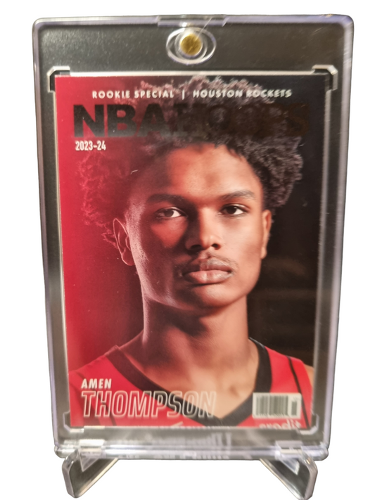 2023-24 Hoops #1 Amen Thompson Rookie Card Rookie Special