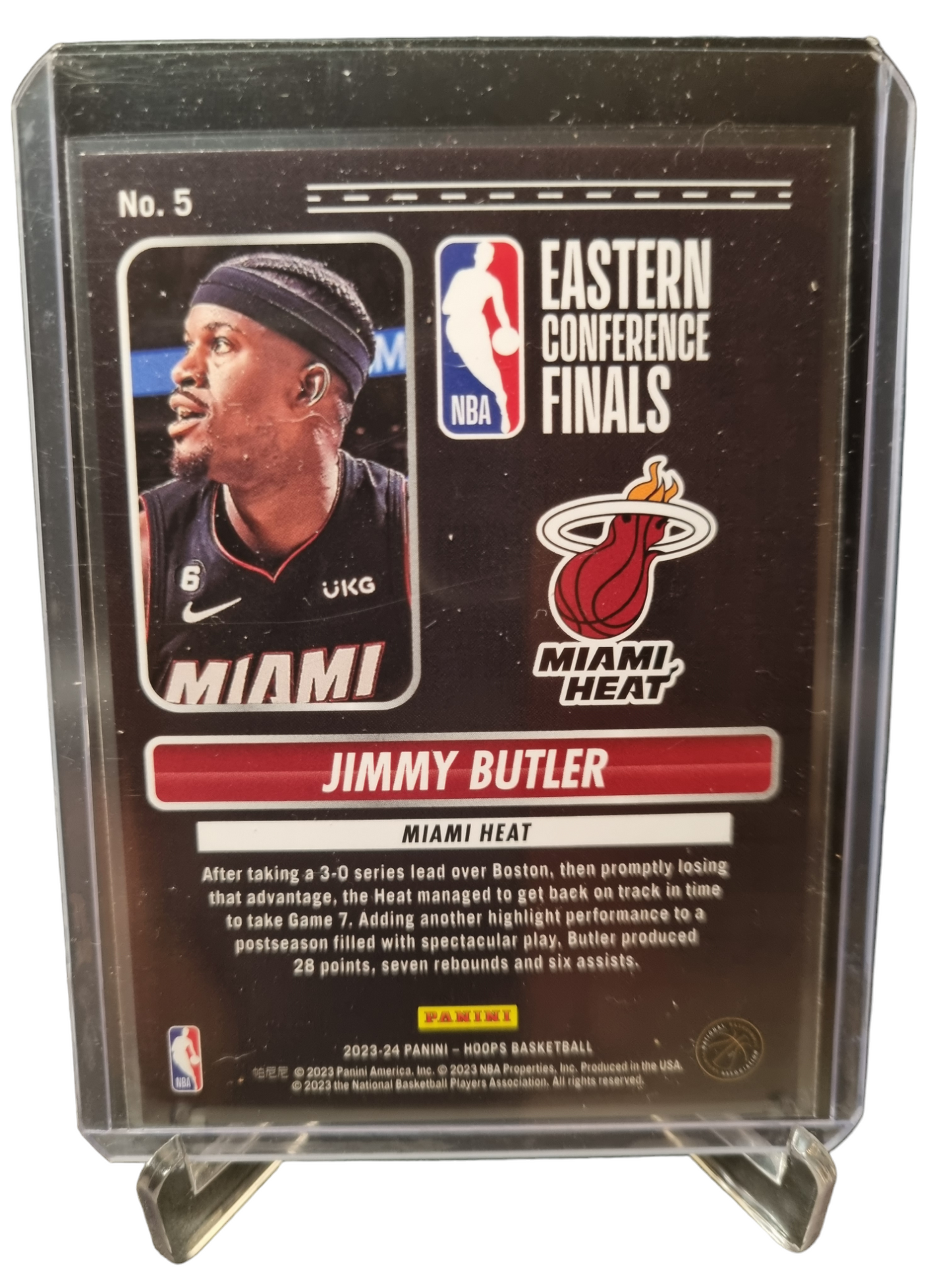 2023-24 Panini Hoops #5 Jimmy Butler Road To The Finals