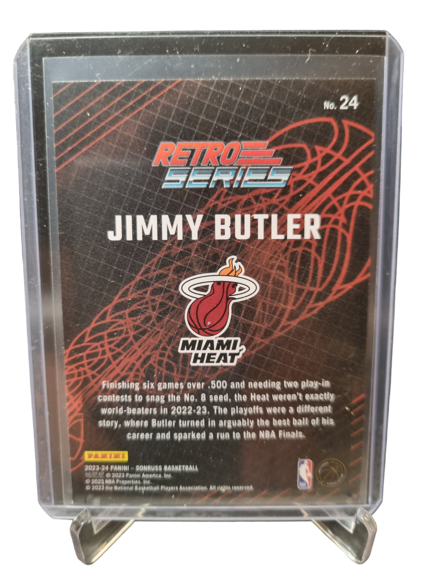 2023-24 Panini Donruss #24 Jimmy Butler Retro Series Gold Foil Press Proof