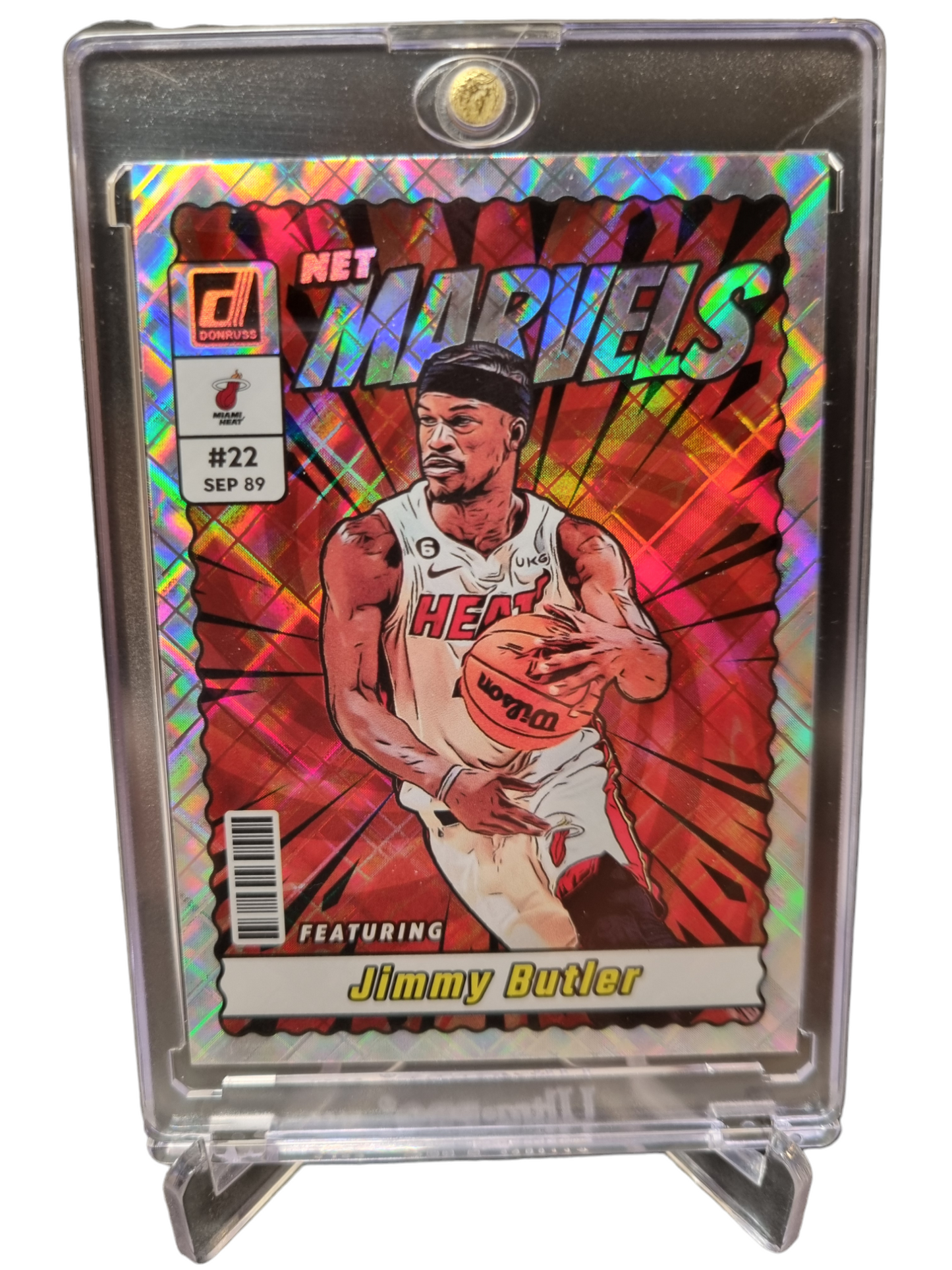 2023-24 Panini Donruss #16 Jimmy Butler Net Marvels Diamond Short