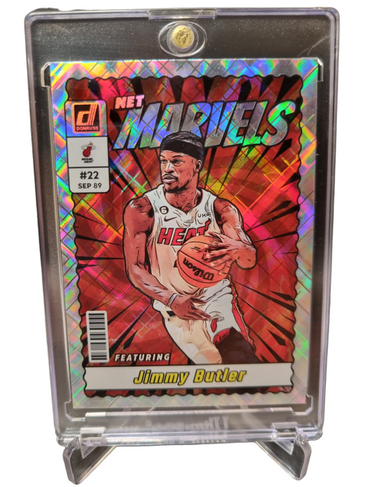 2023-24 Panini Donruss #16 Jimmy Butler Net Marvels Diamond Short Print