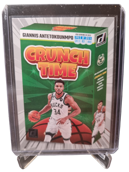 2023-24 Panini Donruss #15 Giannis Antetokounmpo Crunch Time