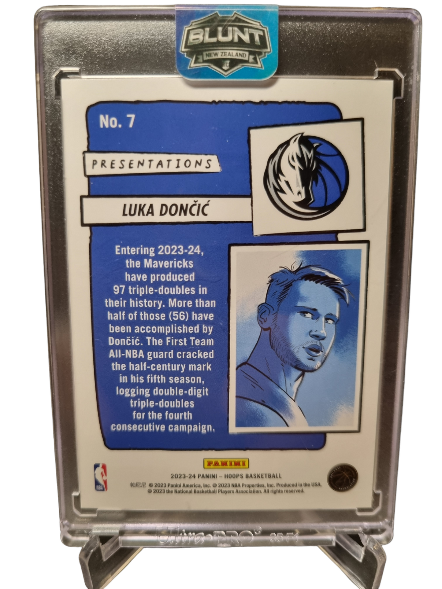 2023-24 Panini Hoops #7 Luka Doncic Presentations