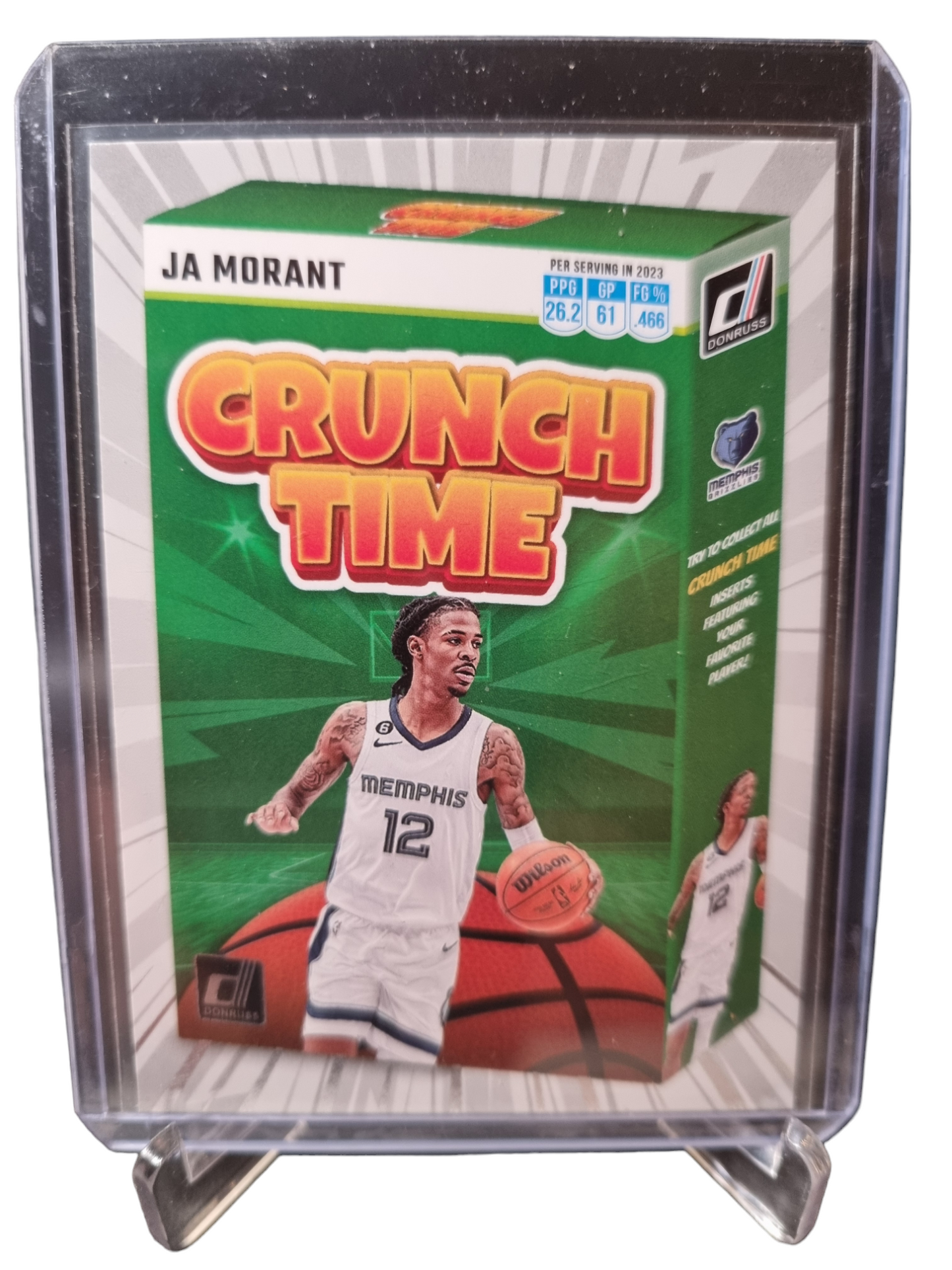 2023-24 Panini Donruss #7 JA Morant Crunch Time