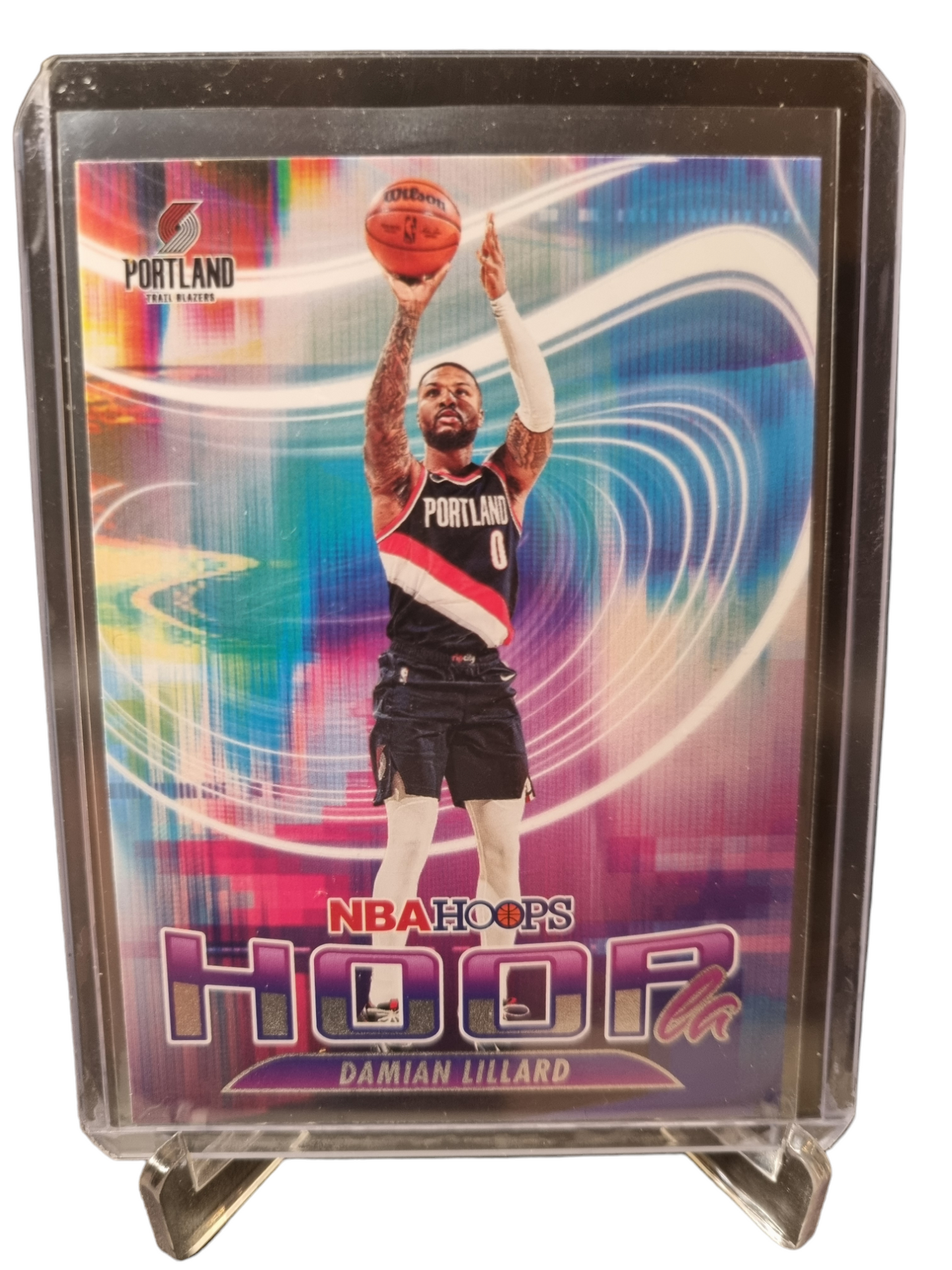 2023-24 Panini Hoops #5 Damian Lillard Hoopla