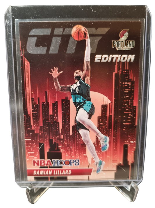 2023-24 Panini Hoops #10 Damian Lillard City Edition