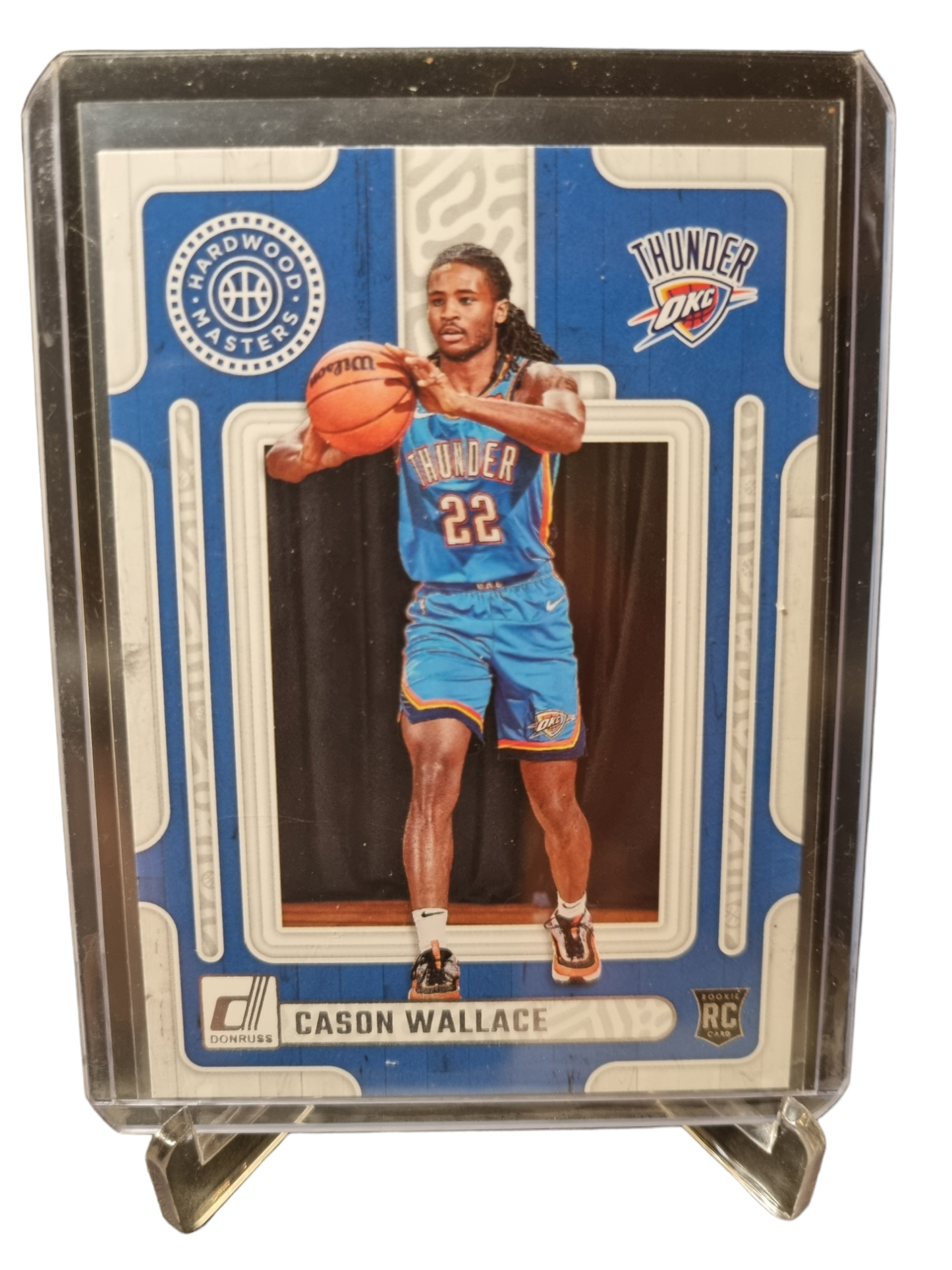 2023-24 Panini Donruss #6 Cason Wallace Rookie Card Hardwood Masters