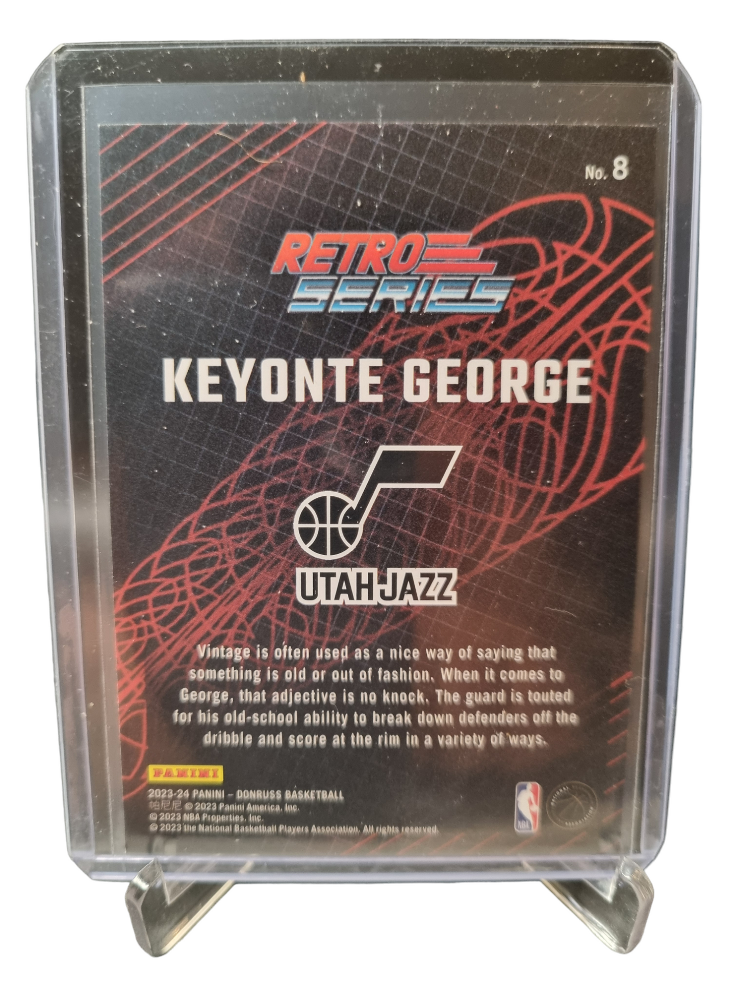 2023-24 Panini Donruss #6 Keyonte George Rookie Card Retro Series