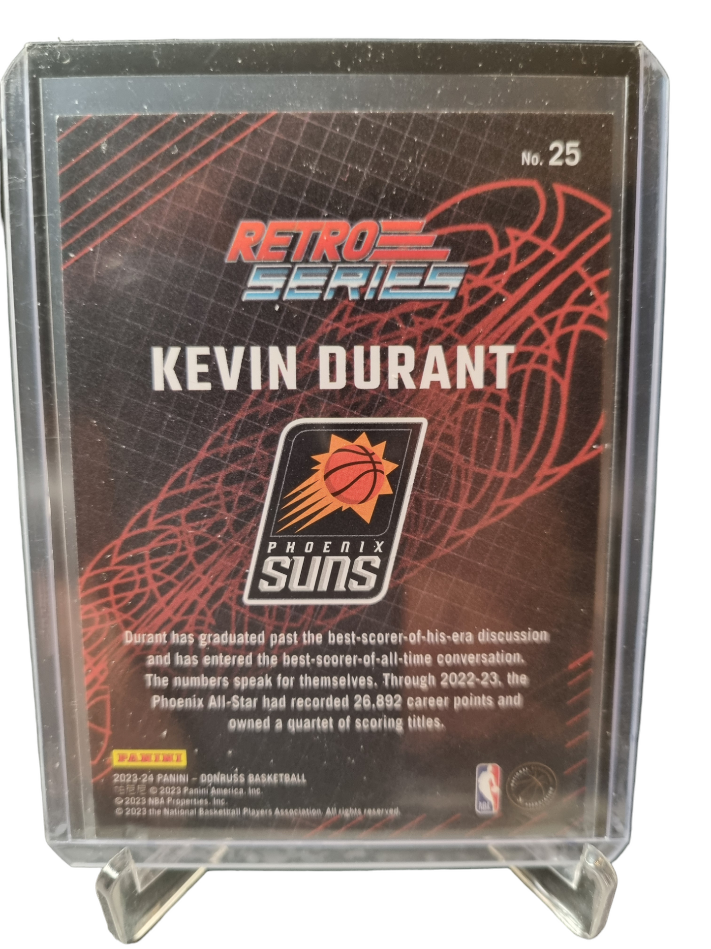 2023-24 Panini Donruss #25 Kevin Durant Retro Series