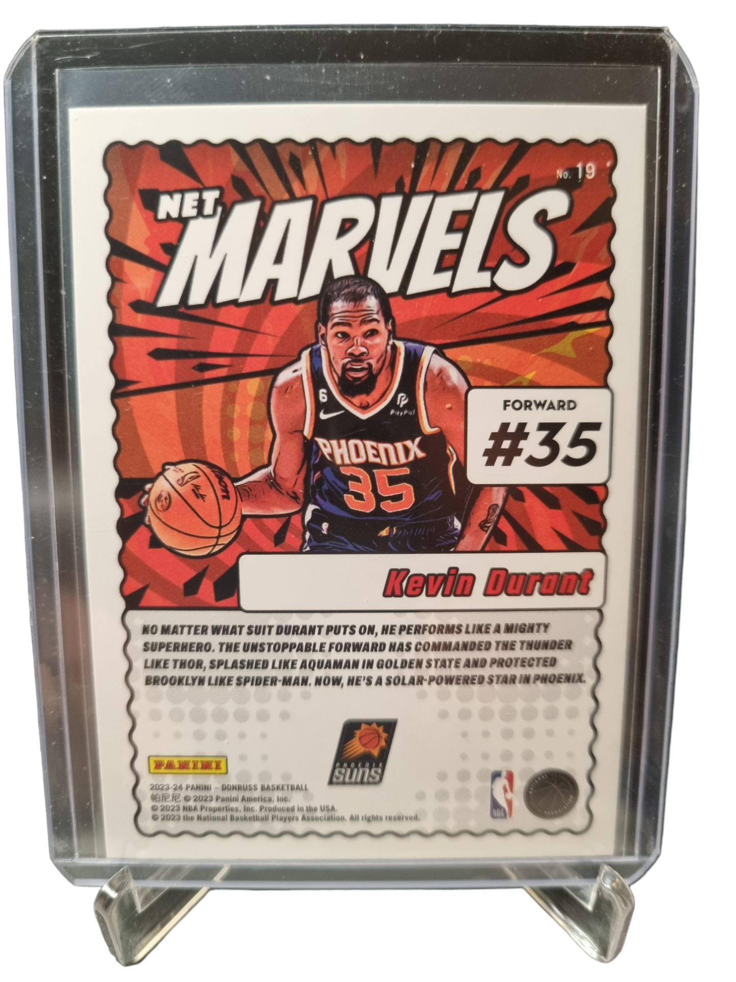 2023-24 Panini Donruss #19 Kevin Durant Net Marvels