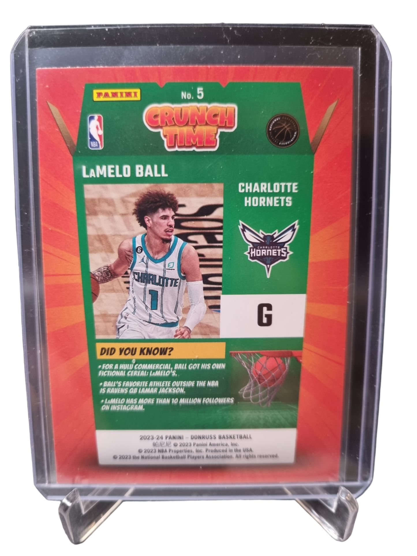 2023-24 Panini Donruss #5 LaMelo Ball Crunch Time