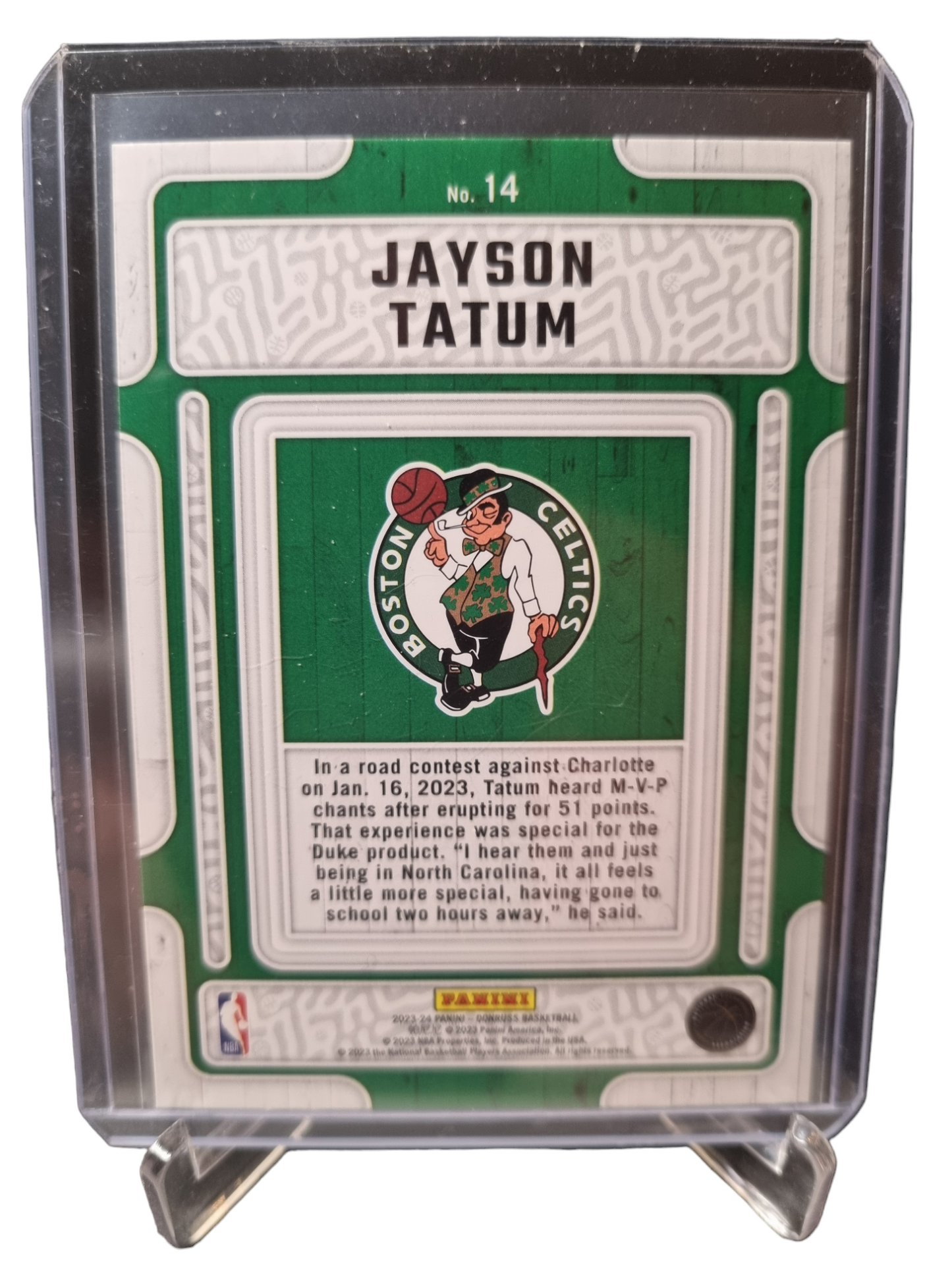 2023-24 Panini Donruss #14 Jayson Tatum Hardwood Masters