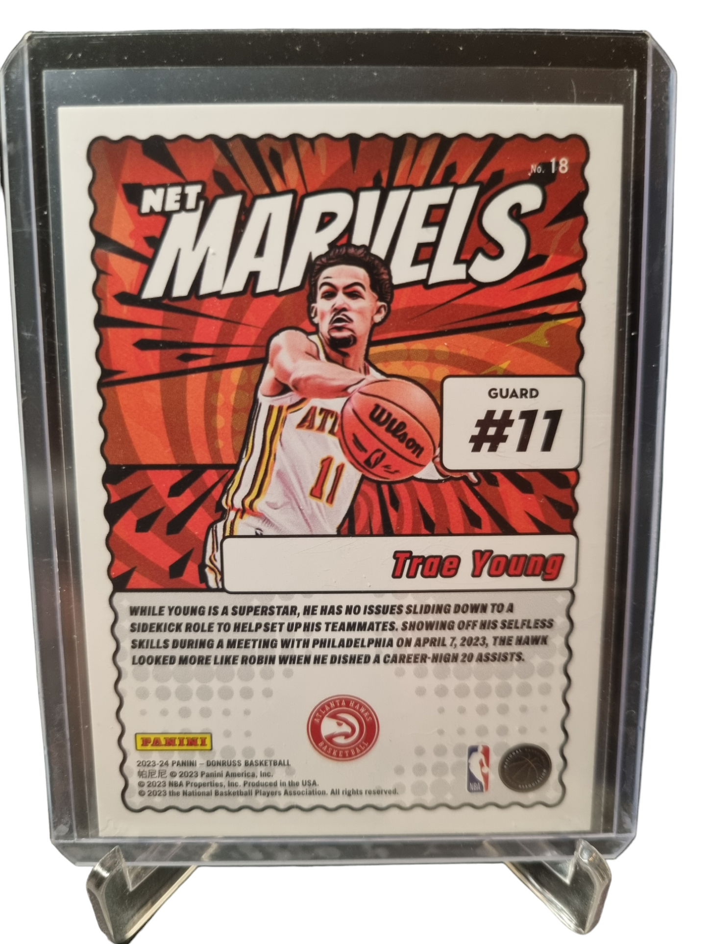 2023-24 Panini Donruss #18 Trae Young Net Marvels