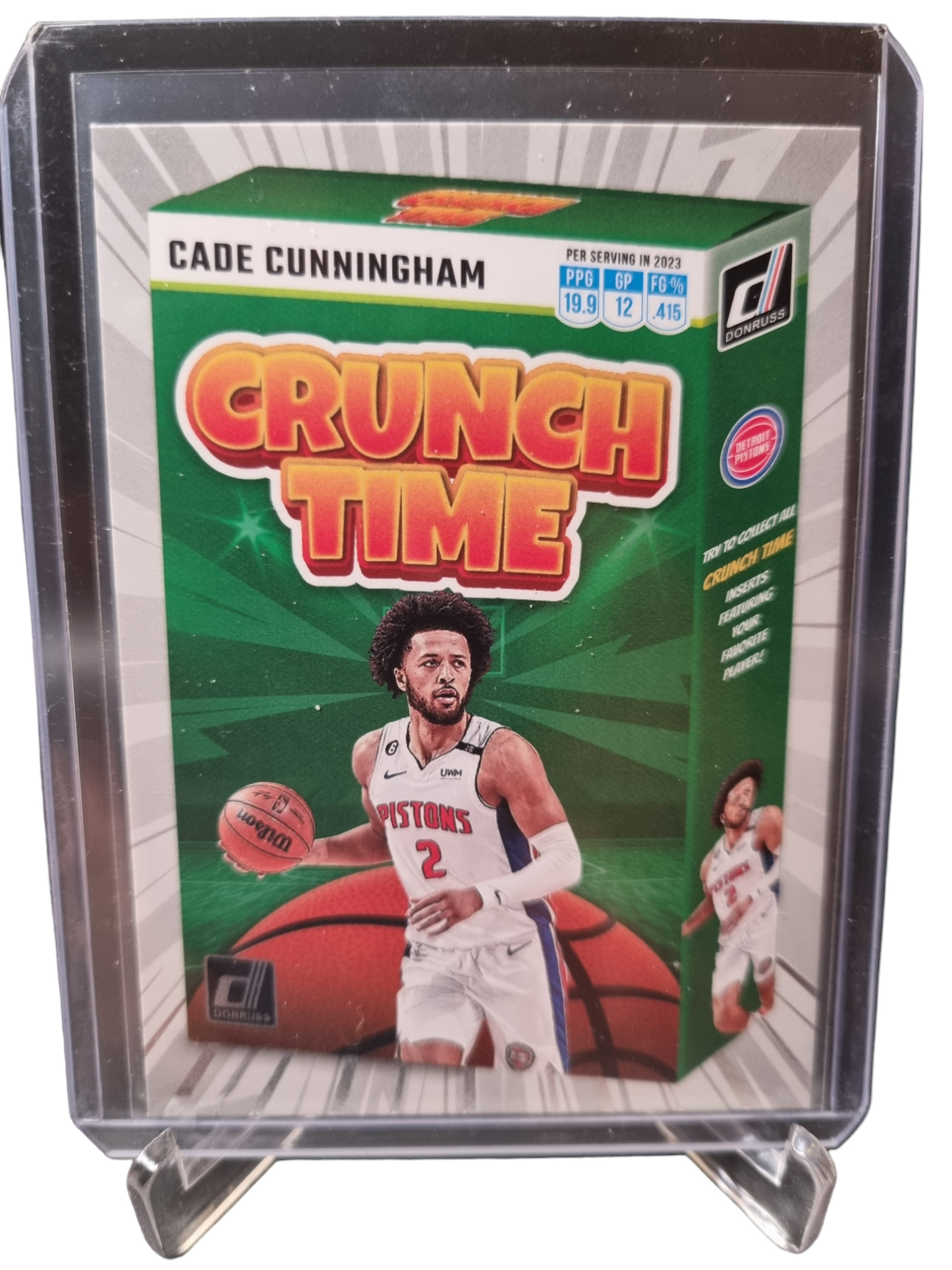 2023-24 Panini Donruss #12 Cade Cunningham Crunch Time