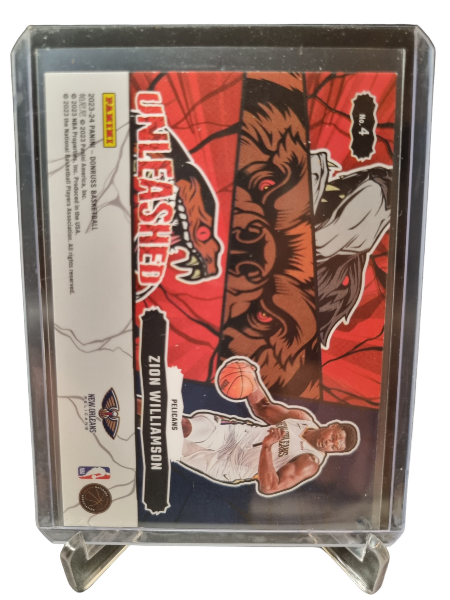 2023-24 Panini Donruss #4 Zion Williamson Unleashed