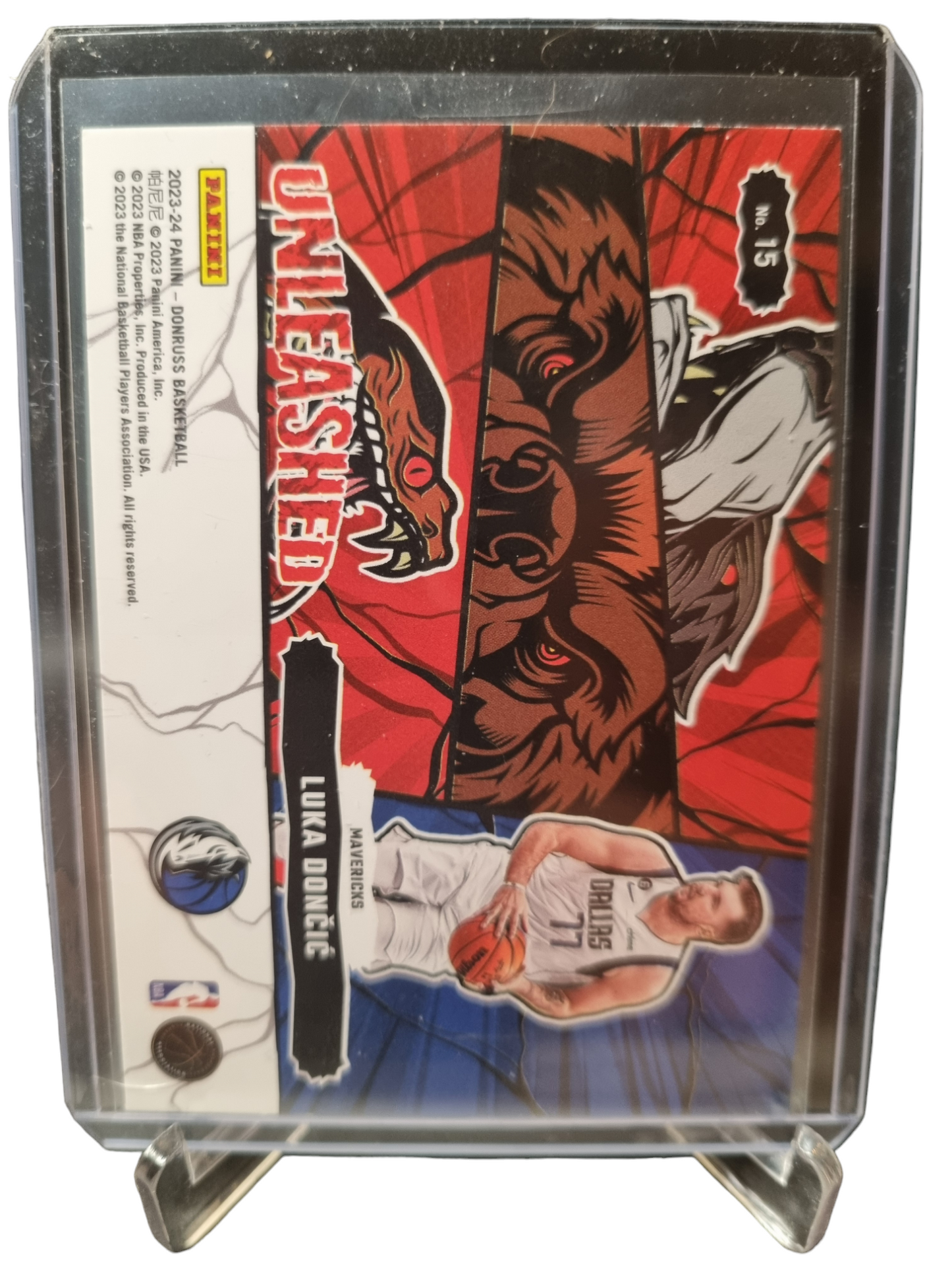 2023-24 Panini Donruss #15 Luka Doncic Unleashed