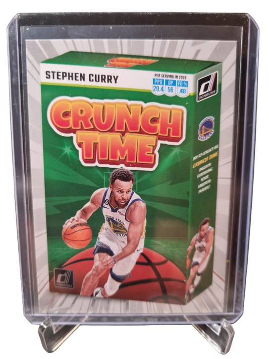 2023-24 Panini Donruss #6 Stephen Curry Crunch Time
