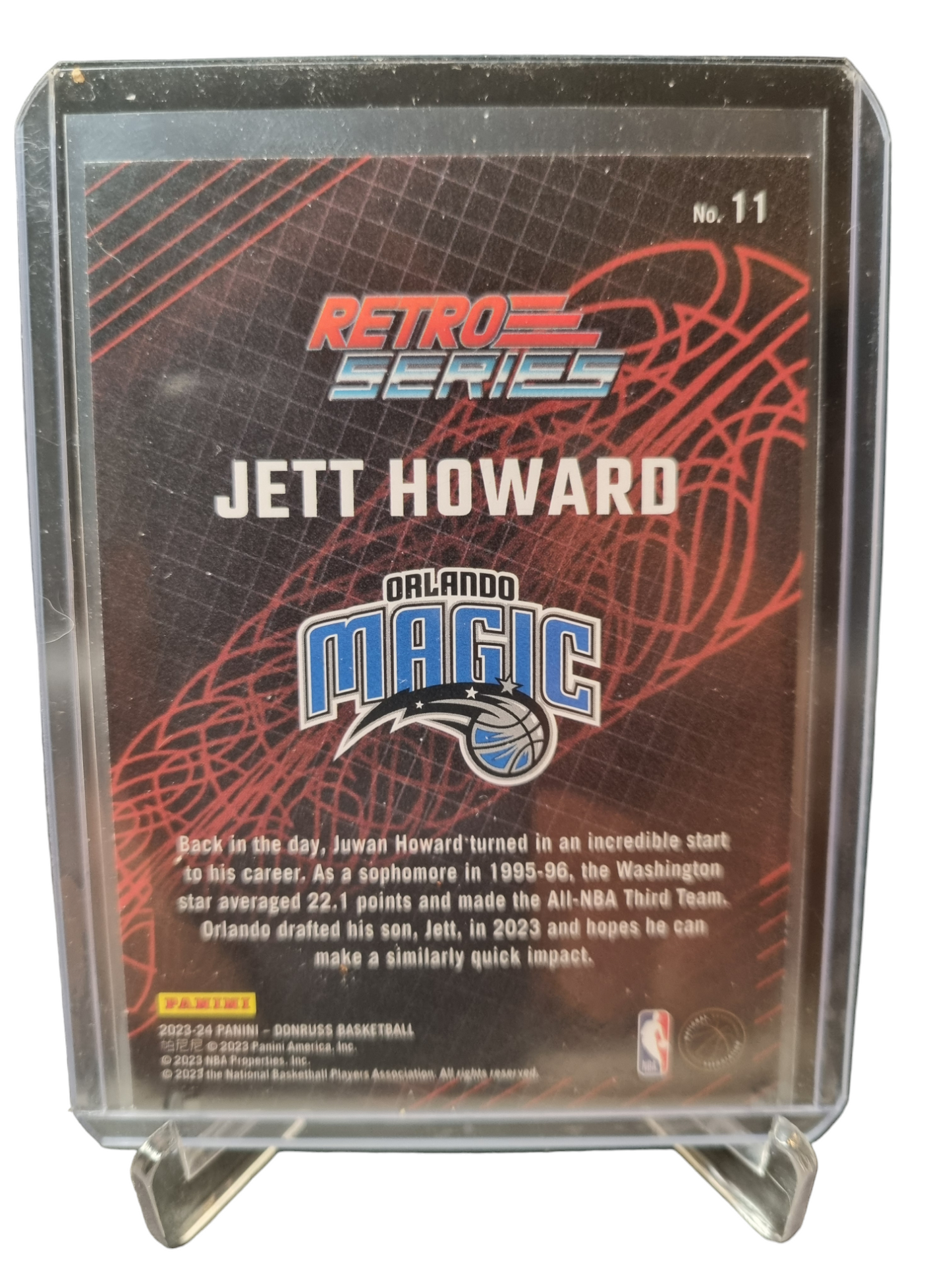 2023-24 Panini Donruss #11 Jett Howard Rookie Card Retro Series