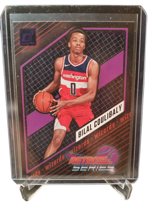 2023-24 Donruss #10 Bilal Coulibaly Rookie Card Retro Series Purple Press Proof
