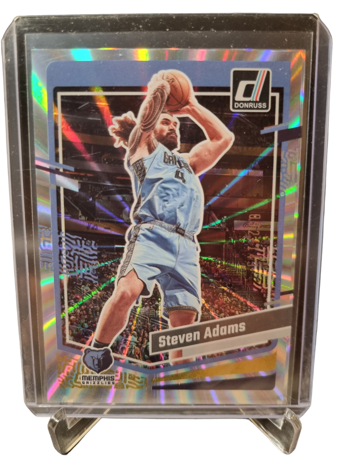 2023-24 Panini Donruss #158 Steven Adams Silver Laser 092/149