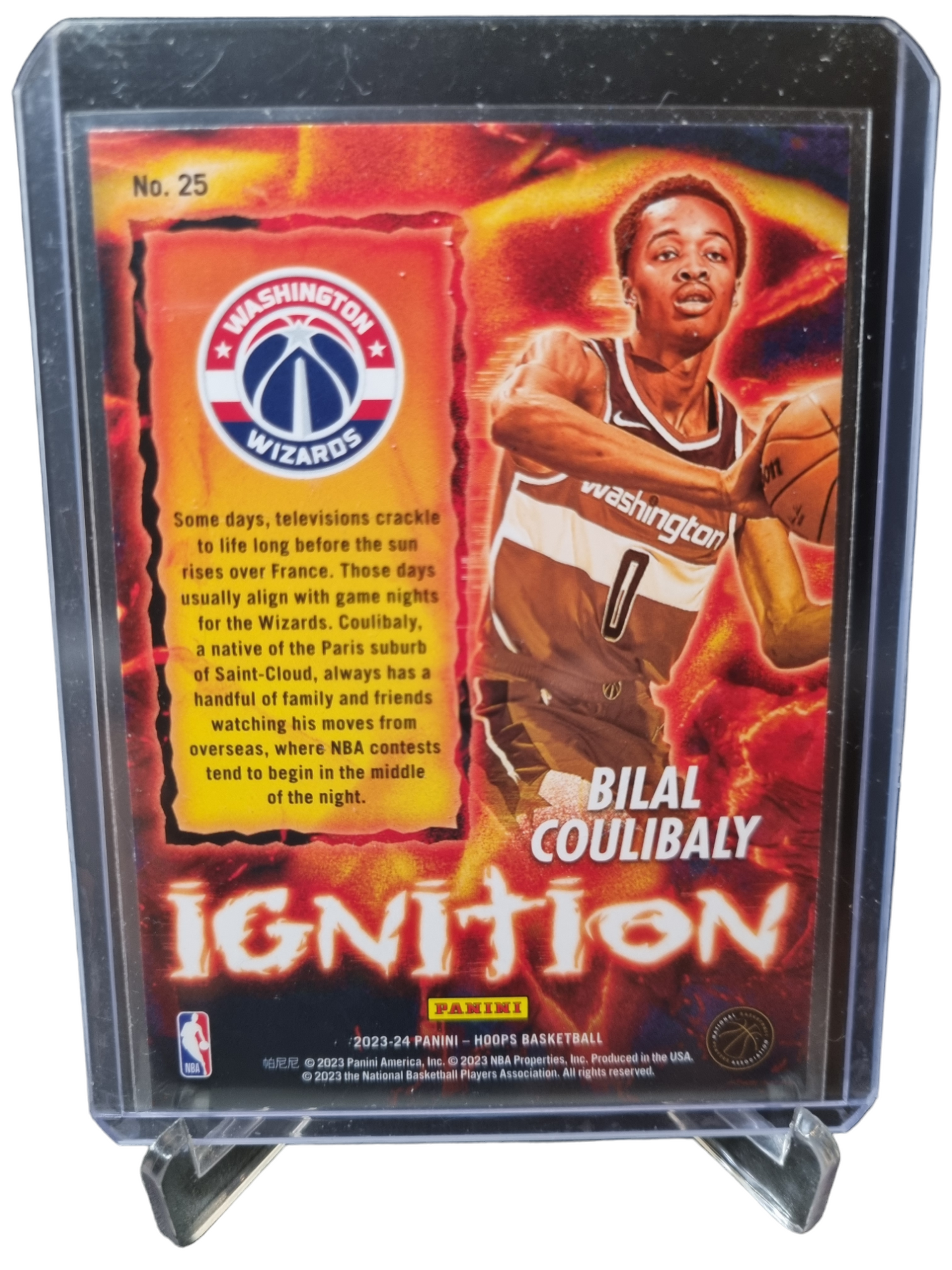 2023-24 Hoops #10 Bilal Coulibaly Rookie Card Ignition