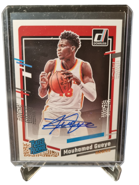 2023-24 Panini Donruss #300 Mouhamed Gueye Rated Rookie Autograph