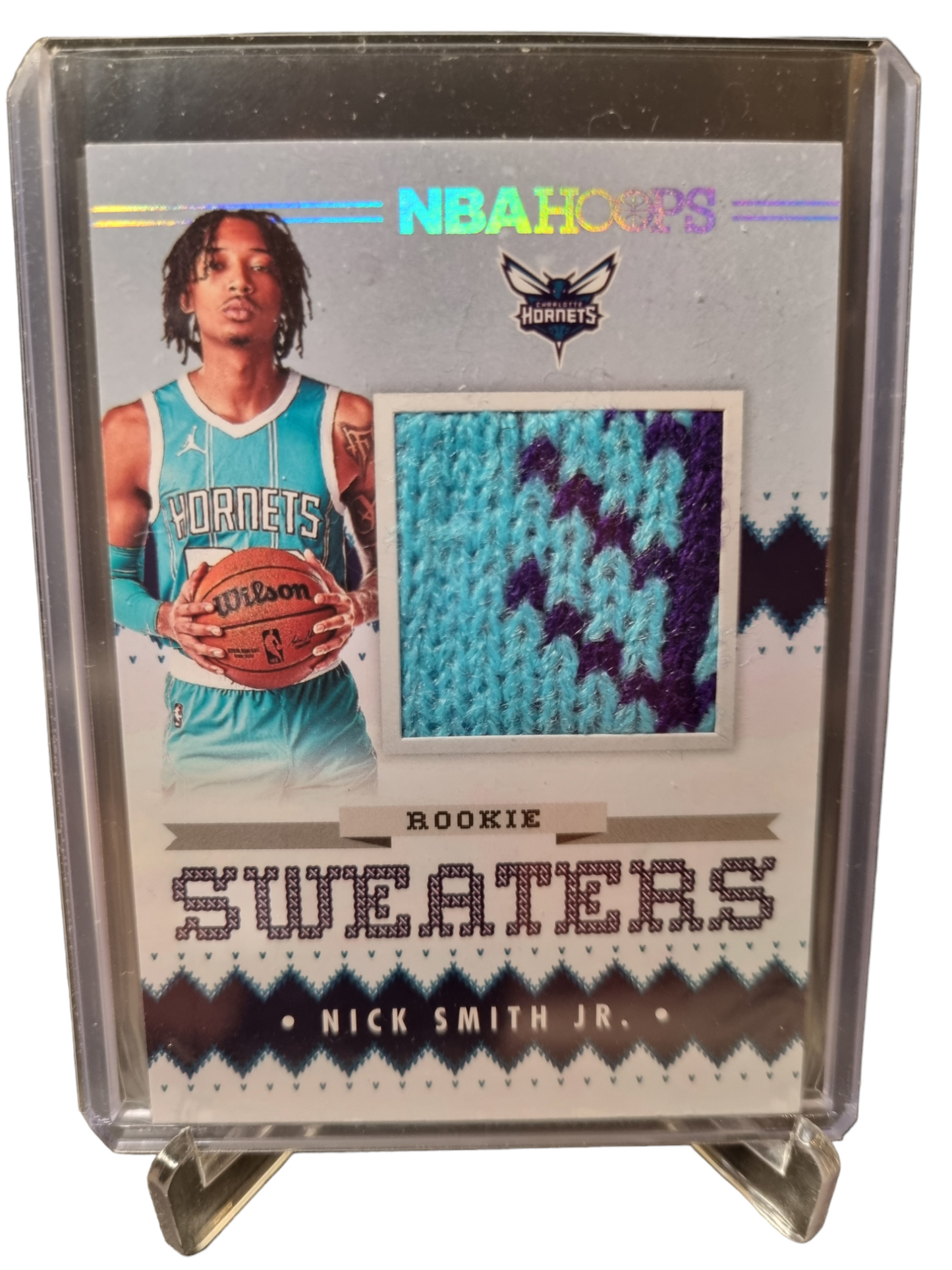 2023-24 Panini Hoops Winter #RSW-NSJ Nick Smith JR Rookie Card Rookie Sweaters