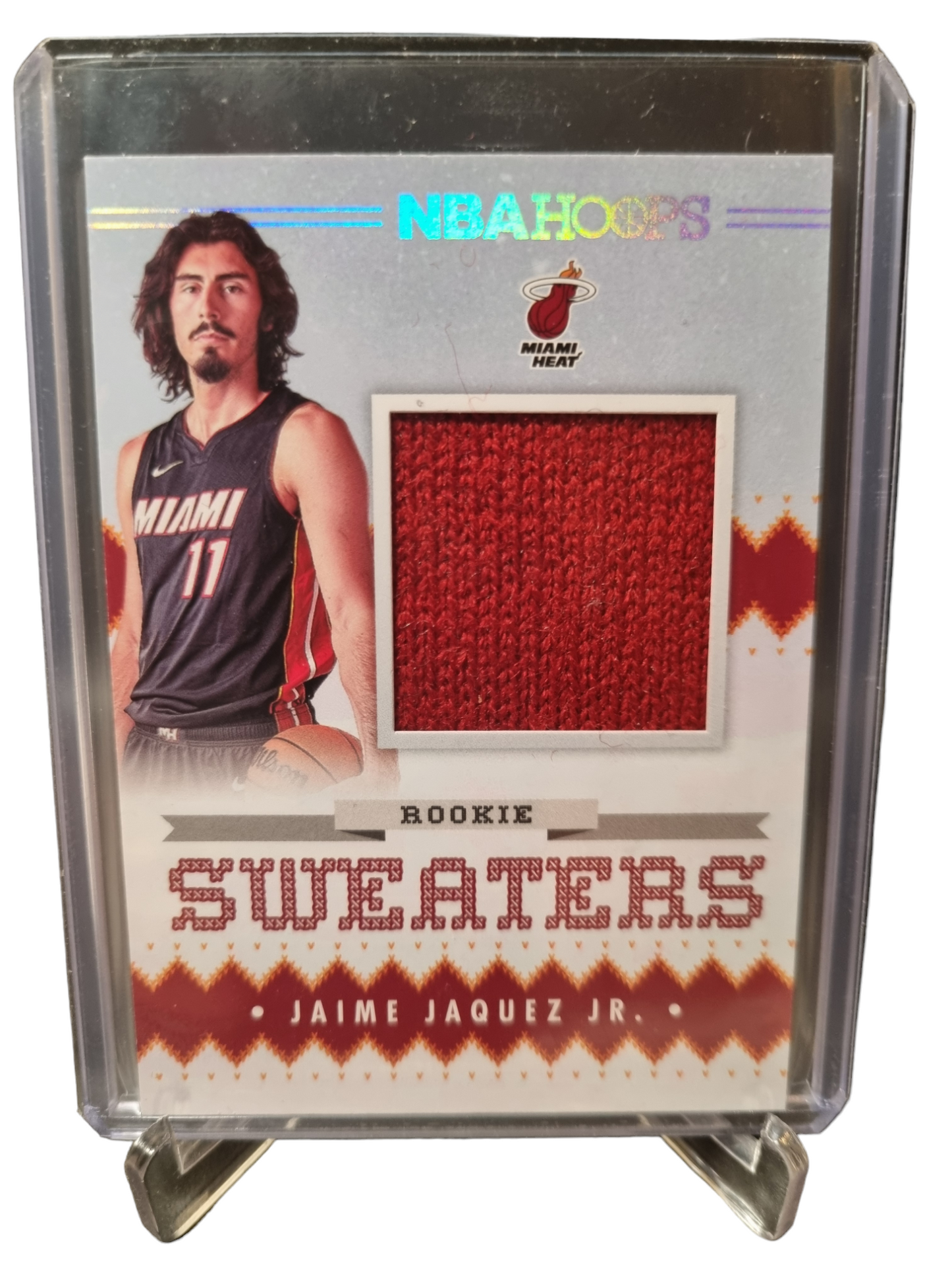 2023-24 Panini Hoops Winter #RSW-JJJ Jamie Jaquez JR Rookie Card Rookie Sweaters