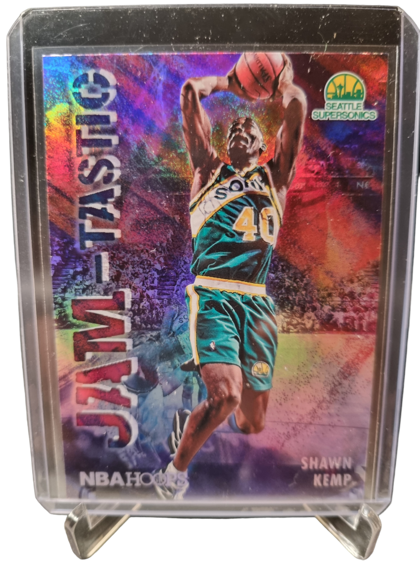 2023-24 Panini Hoops #25 Shawn Kemp Jam-Tastic Holo