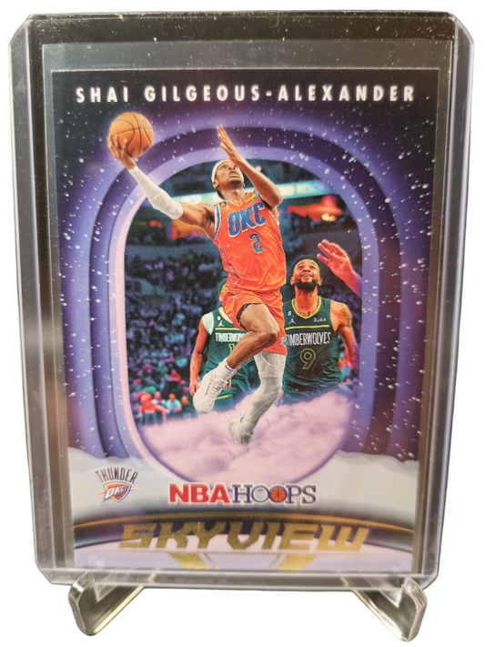 2023-24 Panini Hoops Winter #11 Shai Gilgeous-Alexander Skyview