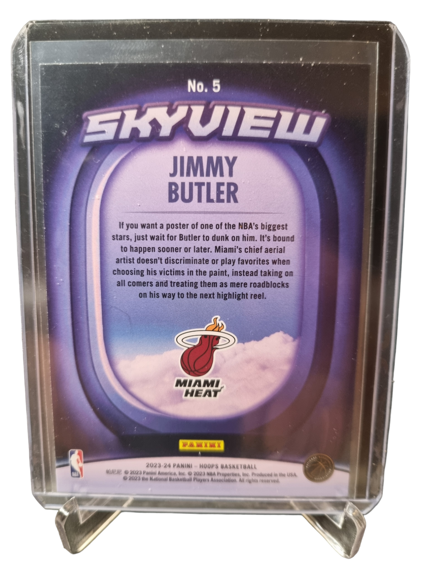 2023-24 Panini Hoops Winter #5 Jimmy Butler Skyview