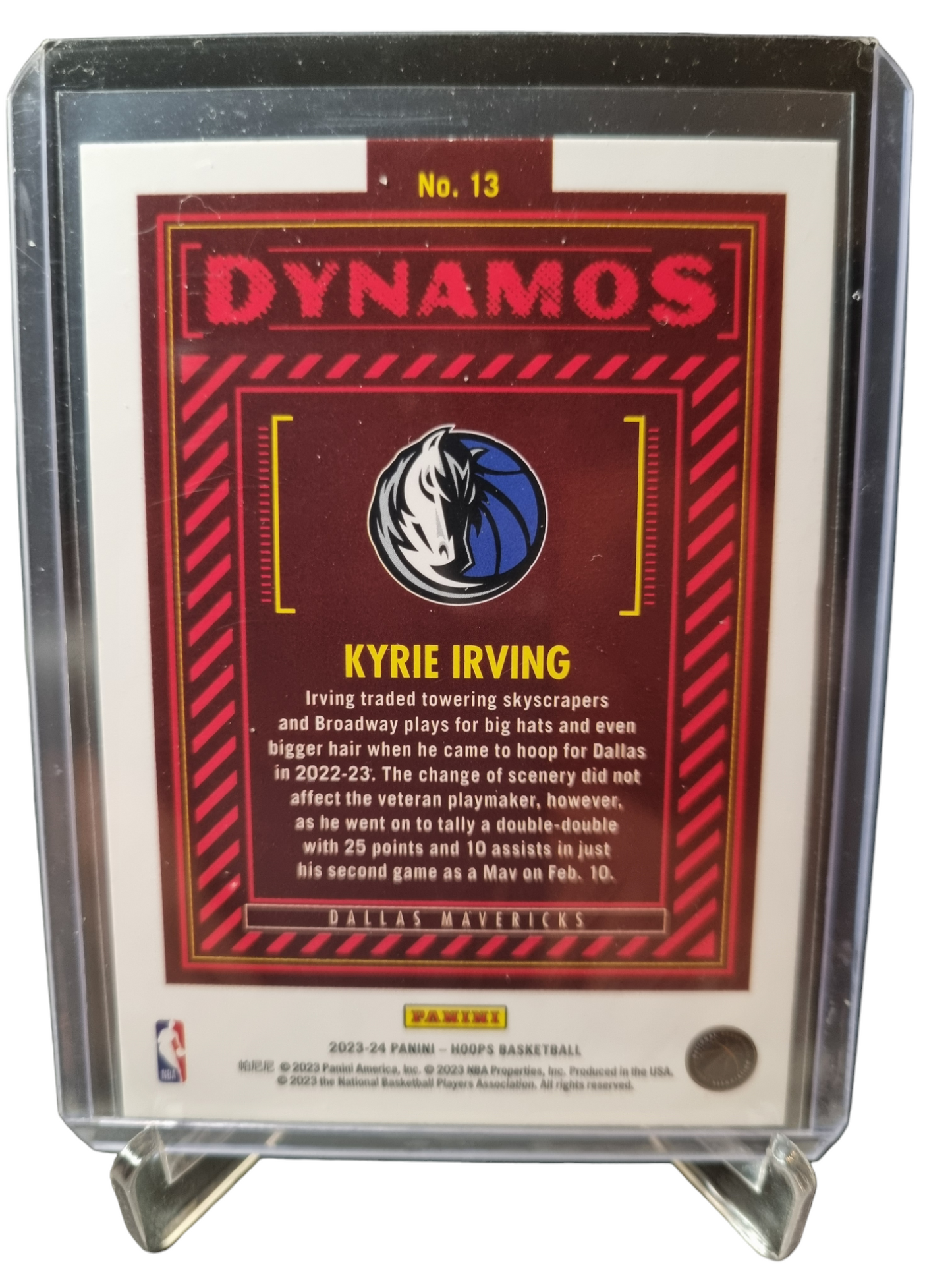 2023-24 Panini Hoops Winter #13 Kyrie Irving Dynamos