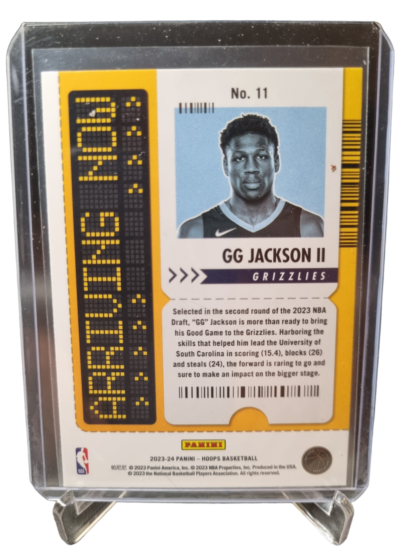 2023-24 Panini Hoops Winter #11 GG Jackson II Rookie Card Arriving Now